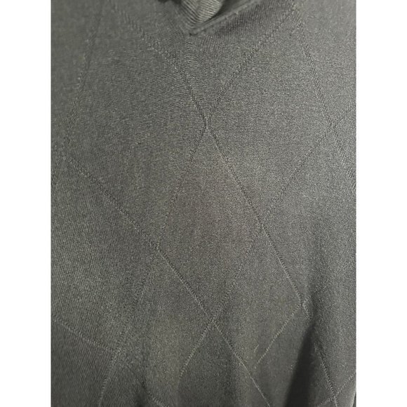 DOCKERS MENS BLACK SUPER SOFT LONG SLEEVE SWEATER (XL)  NEVER WORN, NO TAGS   F- - Picture 2 of 4